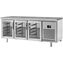 Masa frigorifica pentru brutărie GGM Gastro BKI228G (Inox) Thumb
