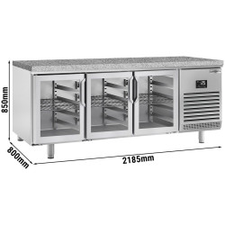 Masa frigorifica pentru brutărie GGM Gastro BKI228G (Inox) Thumb