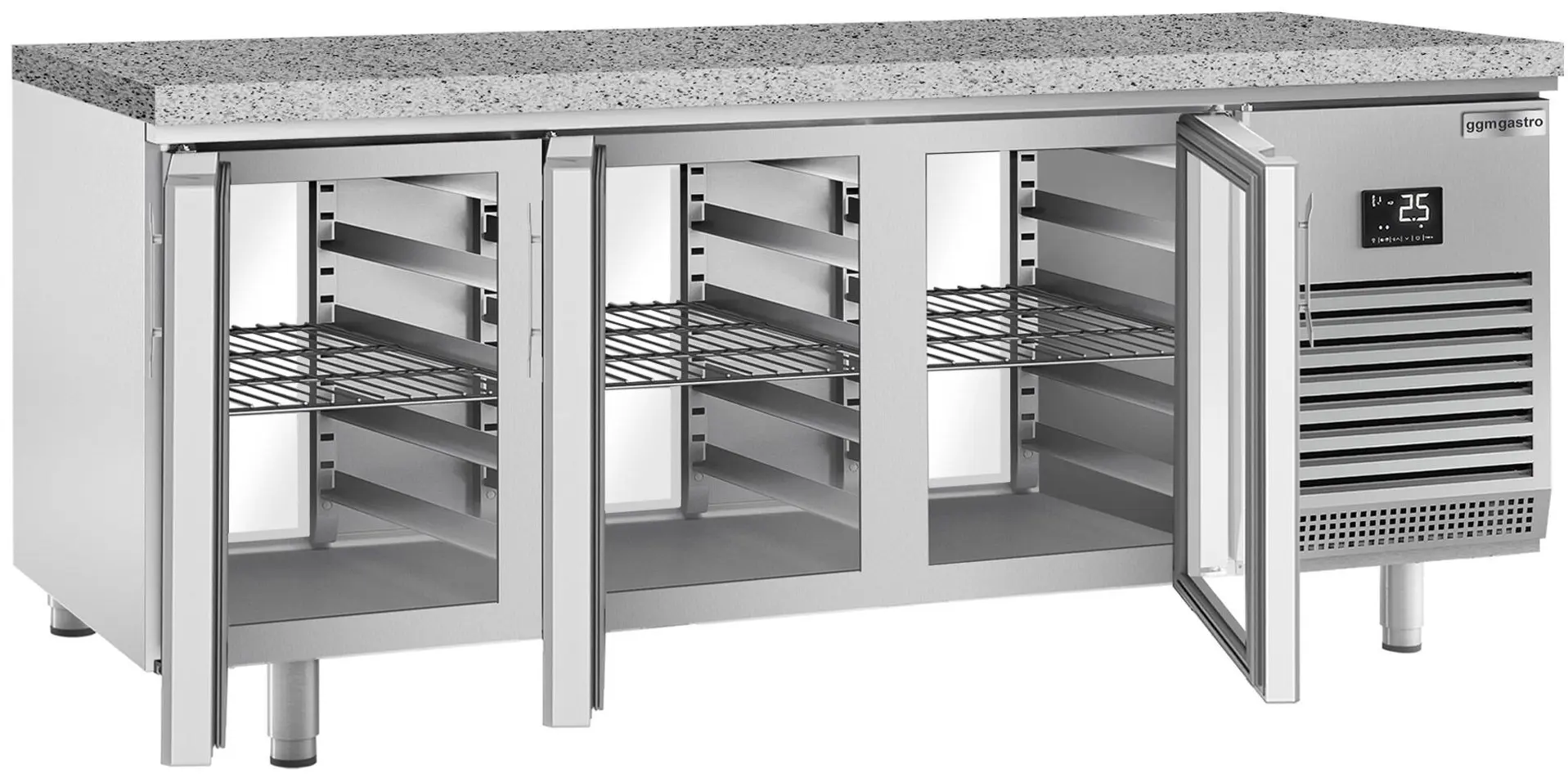 Masa frigorifica pentru panificaţie GGM Gastro BKI228GB (Inox) - 2
