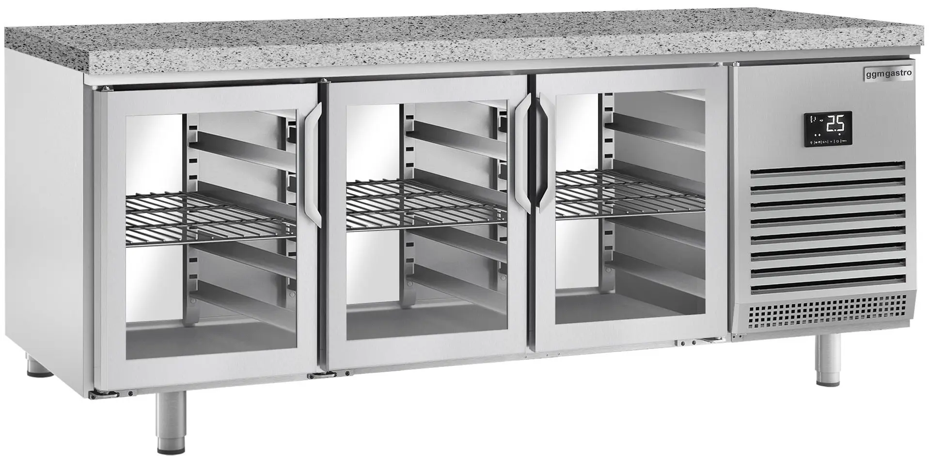 Masa frigorifica pentru panificaţie GGM Gastro BKI228GB (Inox) - 3