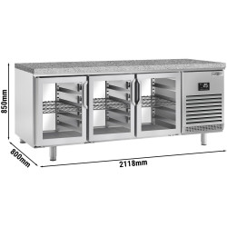 Masa frigorifica pentru panificaţie GGM Gastro BKI228GB (Inox) Thumb