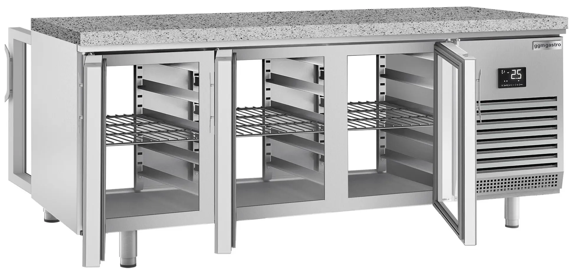 Masa frigorifica pentru panificaţie GGM Gastro BKI228GB (Inox)