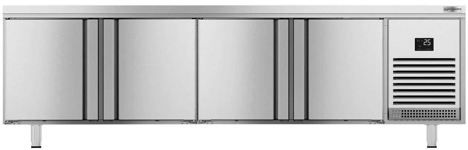 Холодильный стол для пекарни GGM Gastro BKI288 (Inox) - 4