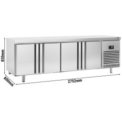 Холодильный стол для пекарни GGM Gastro BKI288 (Inox) Thumb