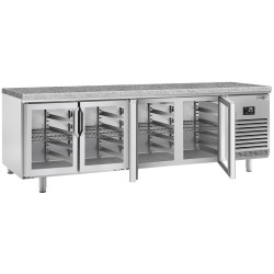 Masa frigorifica pentru brutărie GGM Gastro BKI288G (Inox) Thumb
