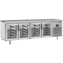 Masa frigorifica pentru brutărie GGM Gastro BKI288G (Inox)