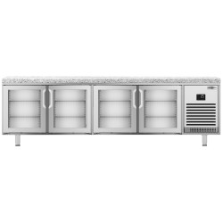 Masa frigorifica pentru brutărie GGM Gastro BKI288G (Inox) Thumb