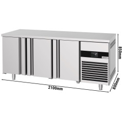 Masa frigorifica pentru panificaţie GGM Gastro BKTF218-EF (Inox) Thumb