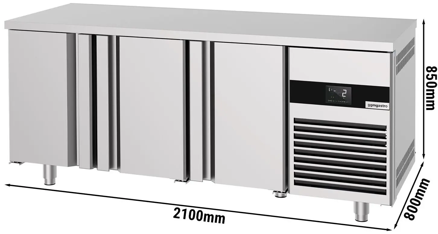 Masa frigorifica pentru panificaţie GGM Gastro BKTF218-EF (Inox) - 6