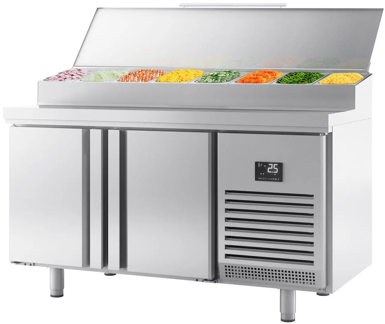Masa frigorifica pentru panificaţie GGM Gastro BZI168 (Inox)