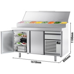 Masa frigorifica pentru panificaţie GGM Gastro BZI168S (Inox) Thumb