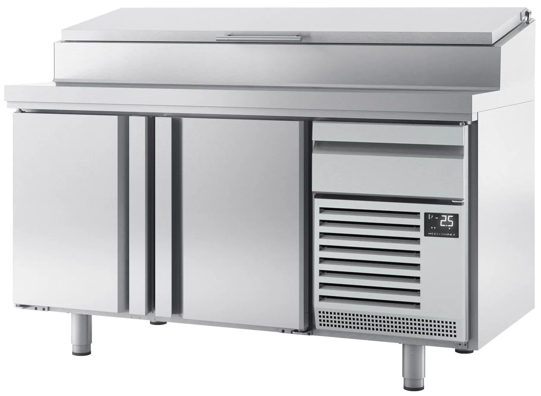 Masa frigorifica pentru panificaţie GGM Gastro BZI168S (Inox) - 3