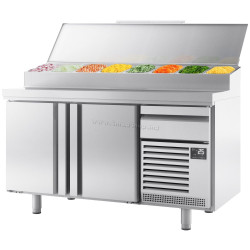 Masa frigorifica pentru panificaţie GGM Gastro BZI168S (Inox)