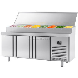 Masa frigorifica pentru panificaţie GGM Gastro BZI228 (Inox)