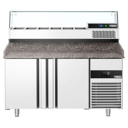 Masa frigorifica pentru pizza GGM Gastro POF158-EF#AGF154N (Inox) Thumb