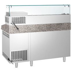 Masa frigorifica pentru pizza GGM Gastro POF158-EF#AGF154N (Inox) Thumb