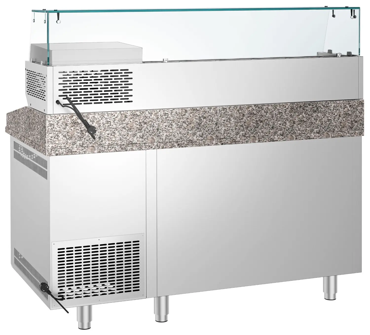 Masa frigorifica pentru pizza GGM Gastro POF158-EF#AGF154N (Inox) - 4