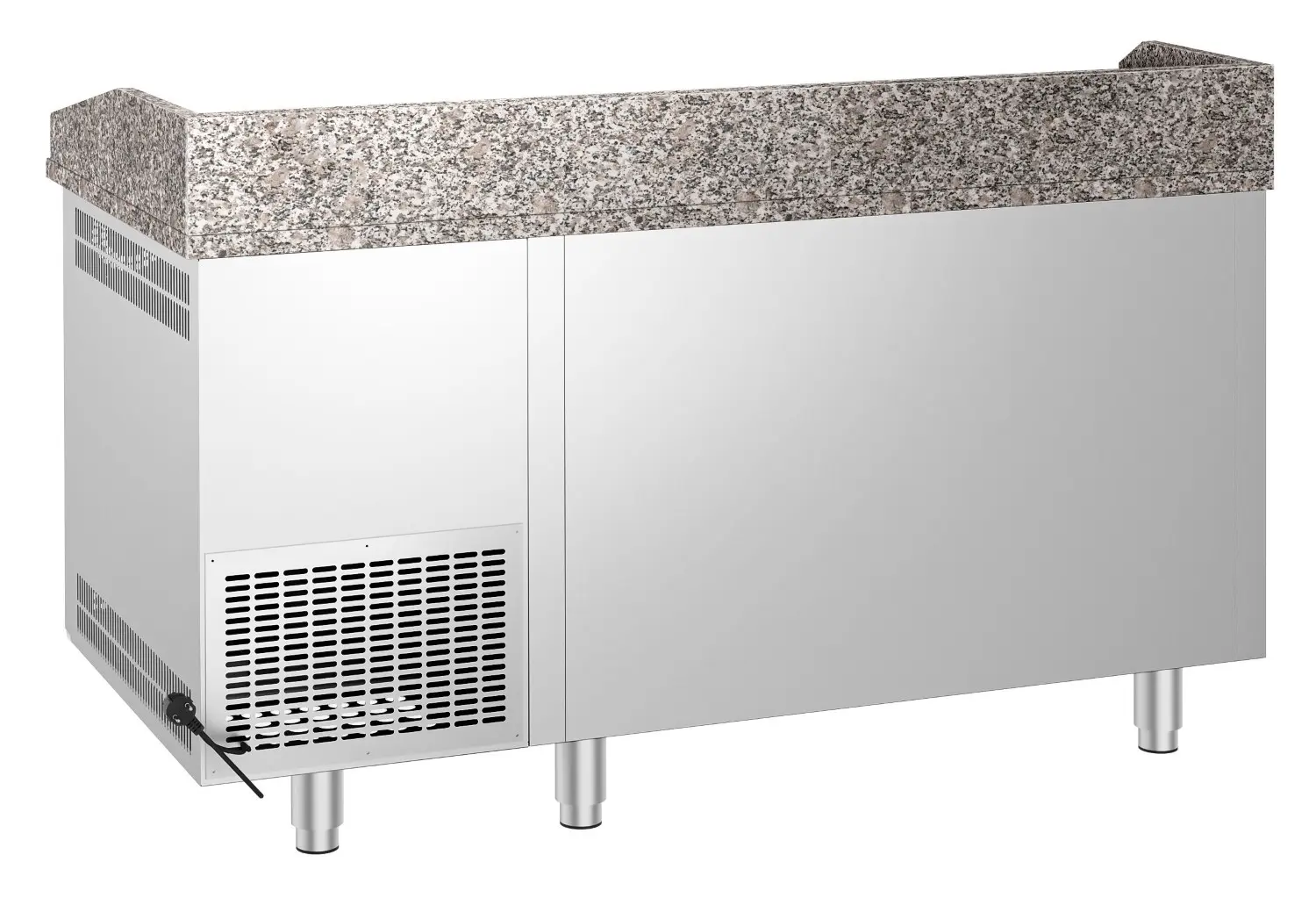 Masa frigorifica pentru pizza GGM Gastro POF158-EF (Inox) - 5