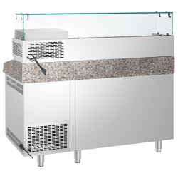 Masa frigorifica pentru pizza GGM Gastro POF158S-EF#AGF154N (Inox) Thumb