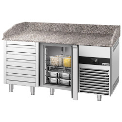 Masa frigorifica pentru pizza GGM Gastro POF158S-EF (Inox) Thumb