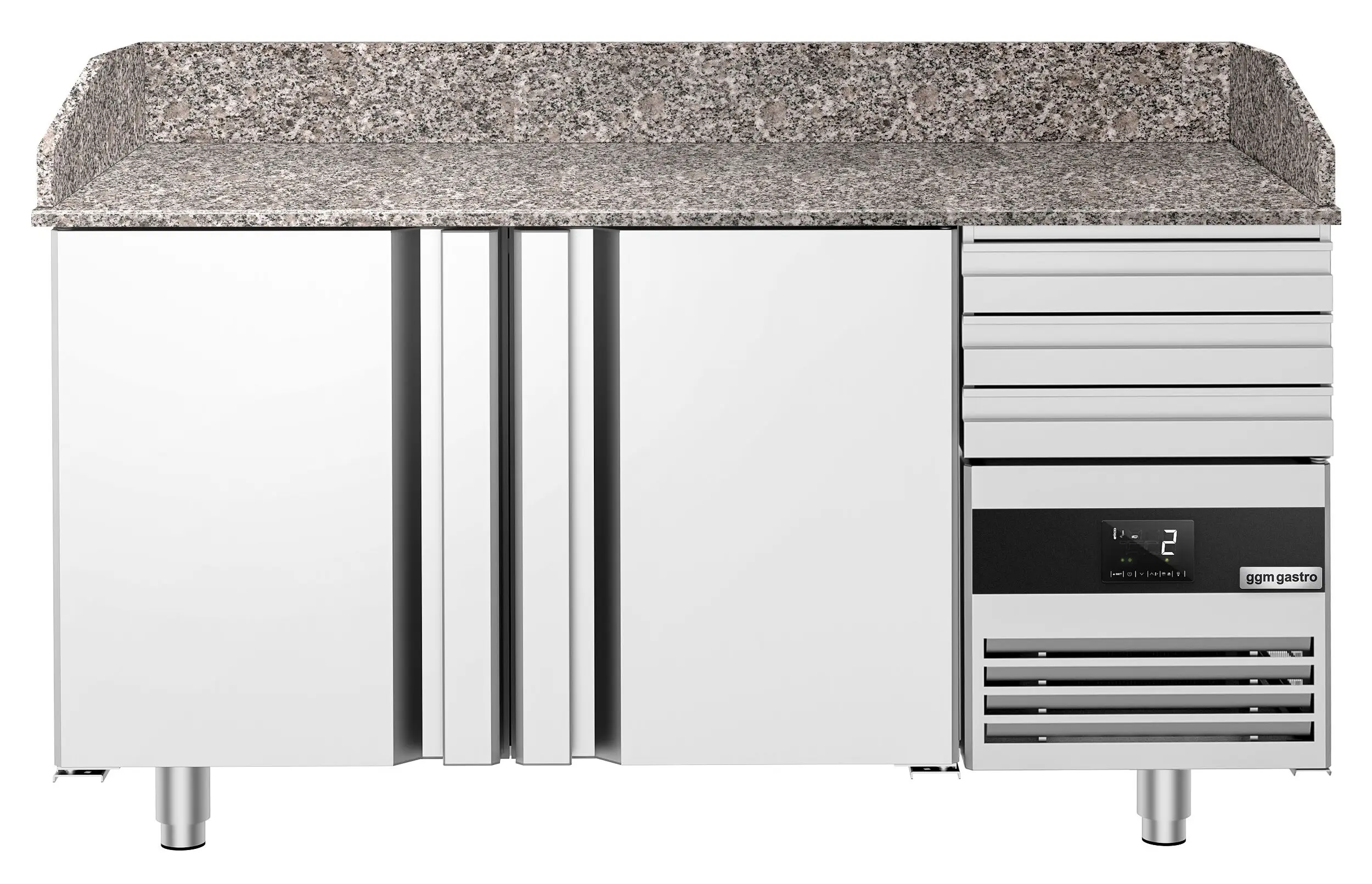 Холодильный стол для пиццы GGM Gastro POF168S-EF (Inox) - 2
