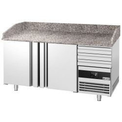 Холодильный стол для пиццы GGM Gastro POF168S-EF (Inox) Thumb