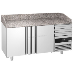 Холодильный стол для пиццы GGM Gastro POF168S-EF (Inox)