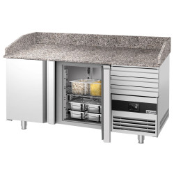Холодильный стол для пиццы GGM Gastro POF168S-EF (Inox) Thumb