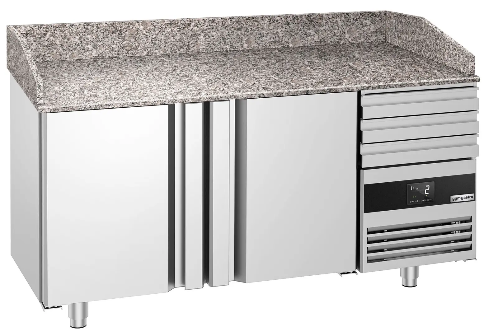 Холодильный стол для пиццы GGM Gastro POF168S-EF (Inox)
