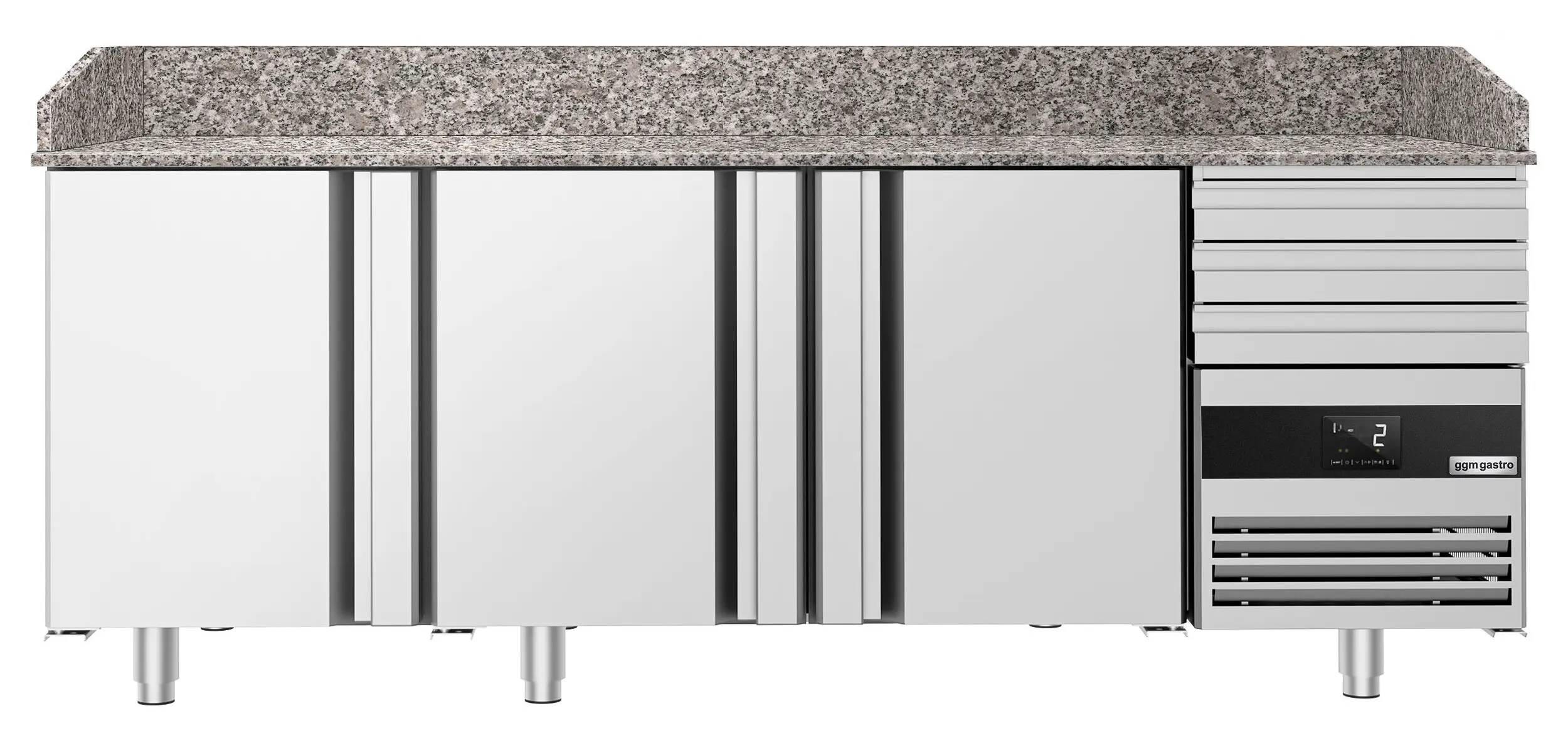 Masa frigorifica pentru pizza GGM Gastro POF2158S-EF (Inox) - 2