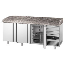 Masa frigorifica pentru pizza GGM Gastro POF2158S-EF (Inox) Thumb