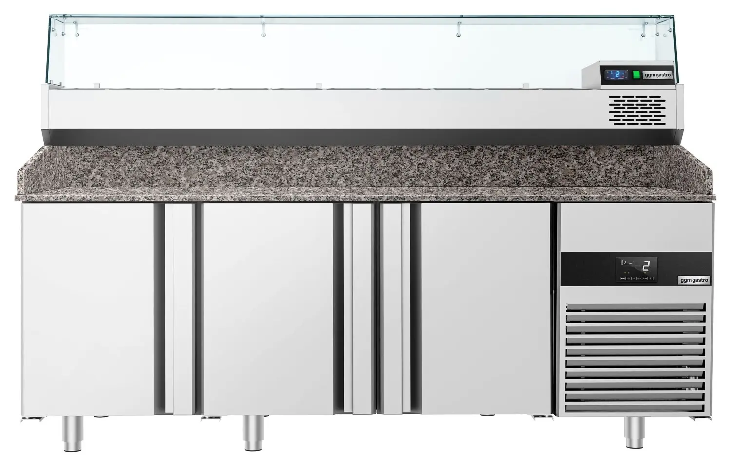 Masa frigorifica pentru pizza GGM Gastro POF218-EF#AGF204N (Inox) - 2