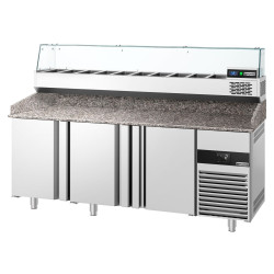 Masa frigorifica pentru pizza GGM Gastro POF218-EF#AGF204N (Inox) Thumb
