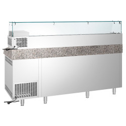Masa frigorifica pentru pizza GGM Gastro POF218-EF#AGF204N (Inox) Thumb