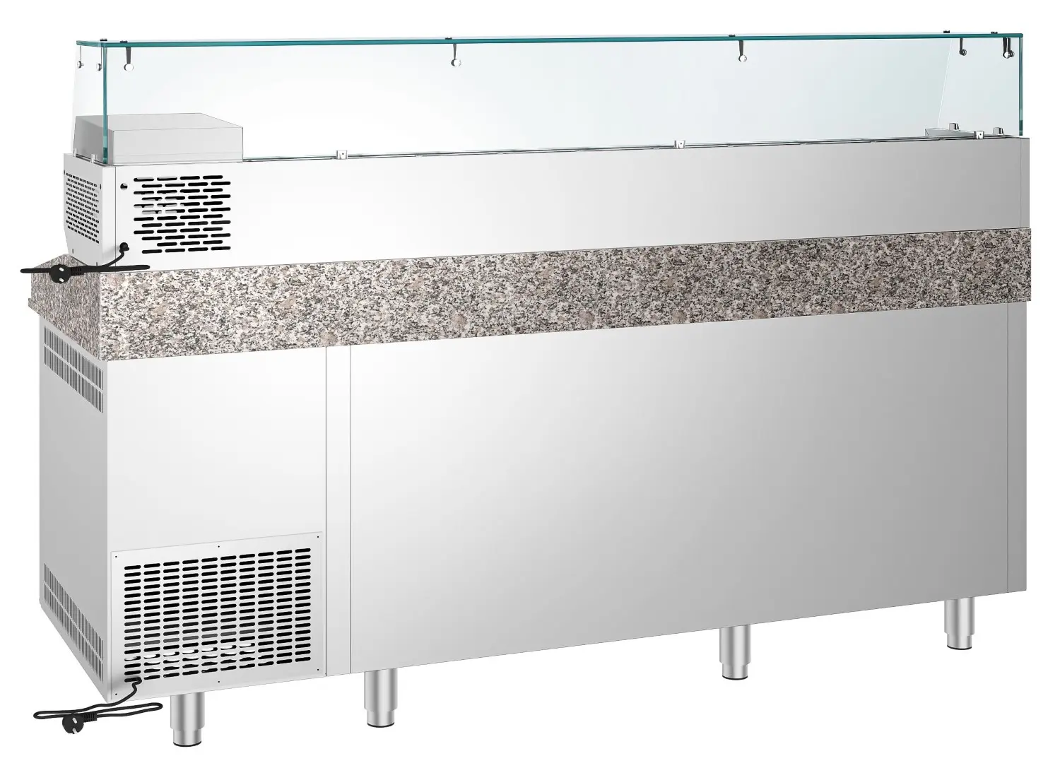 Masa frigorifica pentru pizza GGM Gastro POF218-EF#AGF204N (Inox) - 4