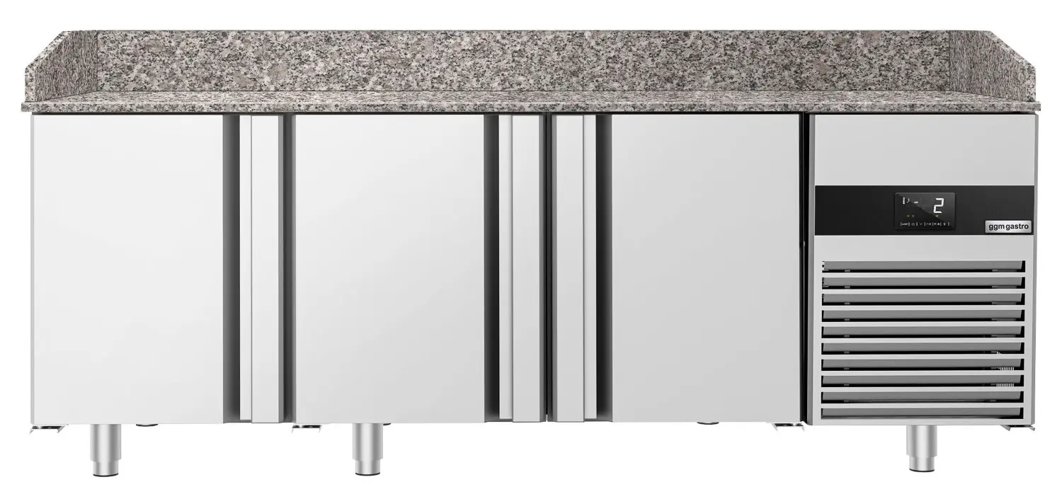 Masa frigorifica pentru pizza GGM Gastro POF218-EF (Inox) - 2