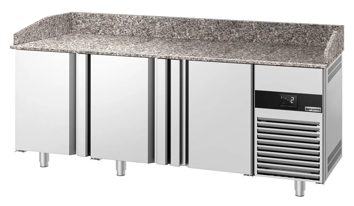 Masa frigorifica pentru pizza GGM Gastro POF218-EF (Inox) - 3