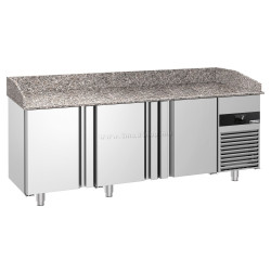 Masa frigorifica pentru pizza GGM Gastro POF218-EF (Inox)