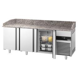 Masa frigorifica pentru pizza GGM Gastro POF218-EF (Inox) Thumb