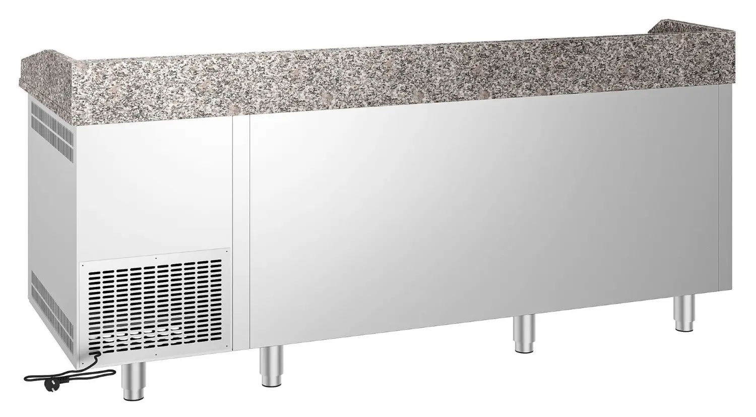Masa frigorifica pentru pizza GGM Gastro POF218-EF (Inox) - 6
