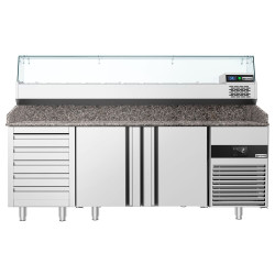 Masa frigorifica pentru pizza GGM Gastro POF218S-EF#AGF204N (Inox) Thumb
