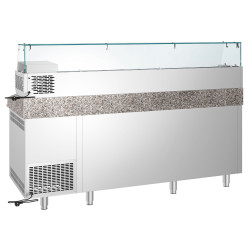 Masa frigorifica pentru pizza GGM Gastro POF218S-EF#AGF204N (Inox) Thumb