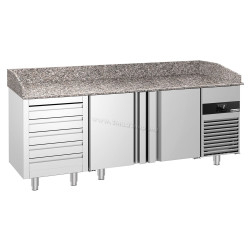 Холодильный стол для пиццы GGM Gastro POF218S-EF (Inox)