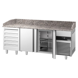 Masa frigorifica pentru pizza GGM Gastro POF218S-EF (Inox) Thumb