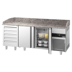 Masa frigorifica pentru pizza GGM Gastro POF218S-EF (Inox) Thumb