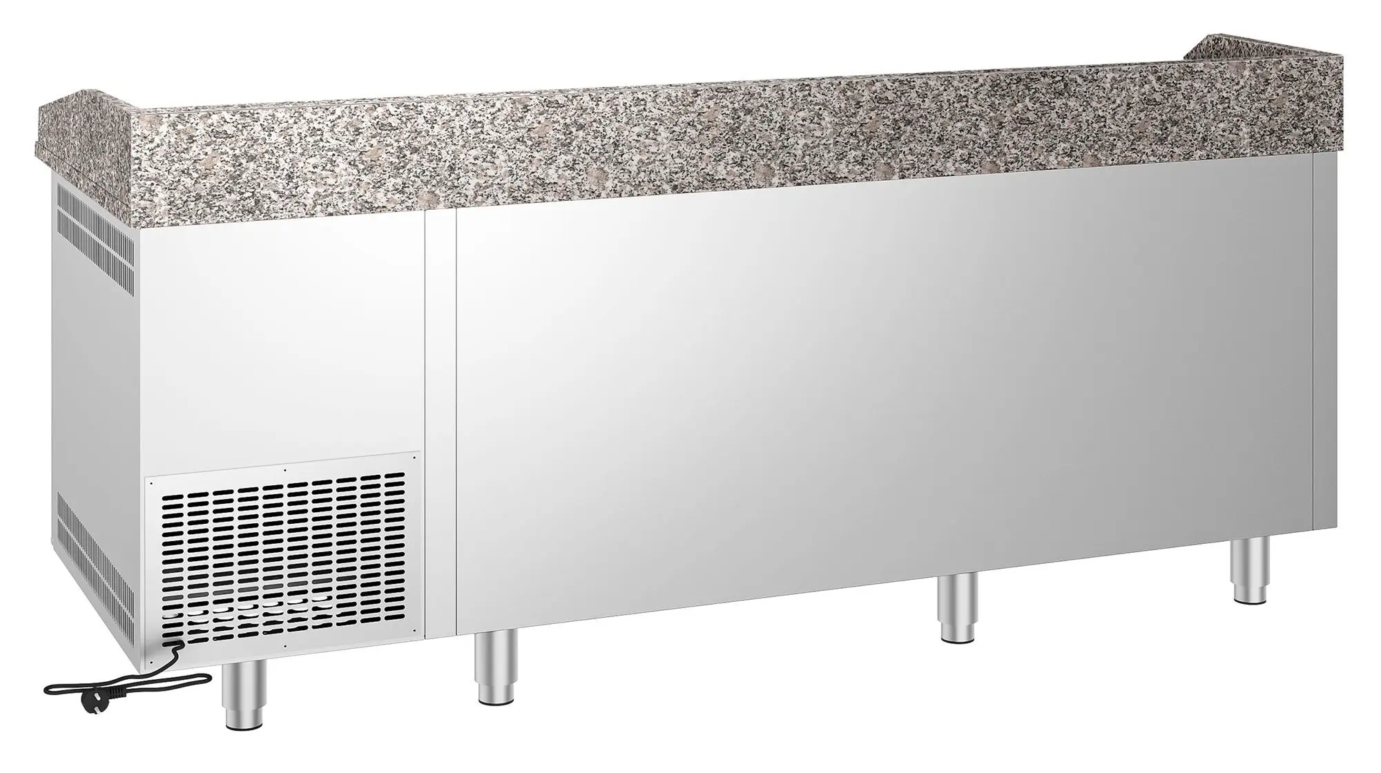 Masa frigorifica pentru pizza GGM Gastro POF218S-EF (Inox) - 6