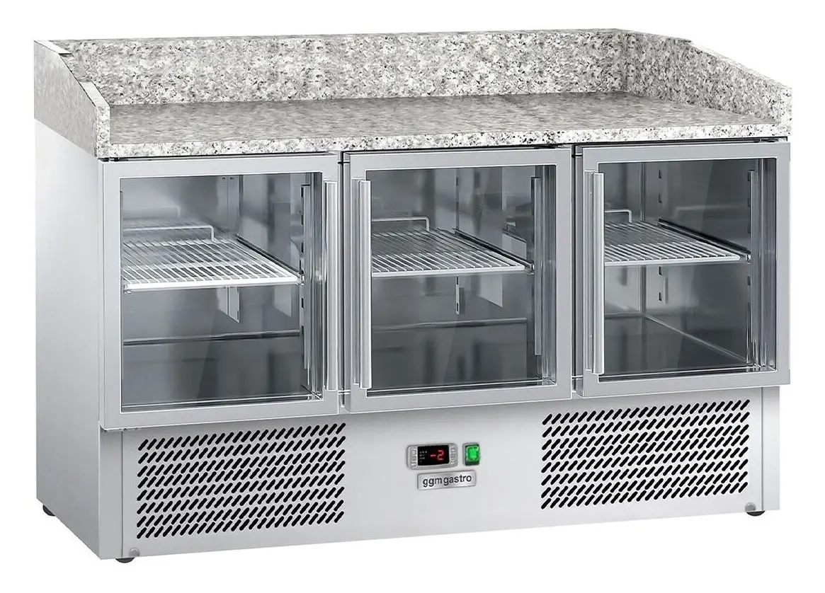 Masa frigorifica pentru pizza GGM Gastro POG147ND#3#GT#07 (Inox)