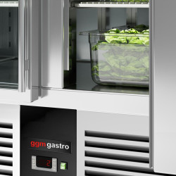 Холодильный стол для пиццы GGM Gastro POG147ND#3#GT (Inox) Thumb
