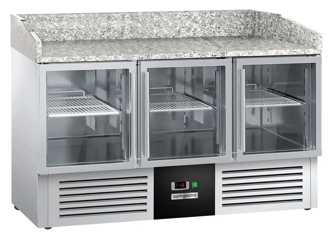 Холодильный стол для пиццы GGM Gastro POG147ND#3#GT (Inox)