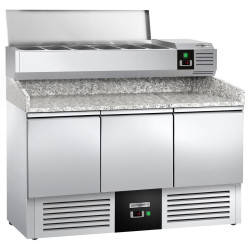 Холодильный стол для пиццы GGM Gastro POG147ND#AGG143END (Inox) Thumb